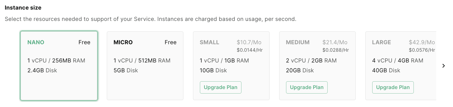 Improvement - Pricing display